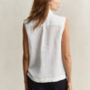 Sleeveless Linen Shirt Sleeveless Linen Shirt
