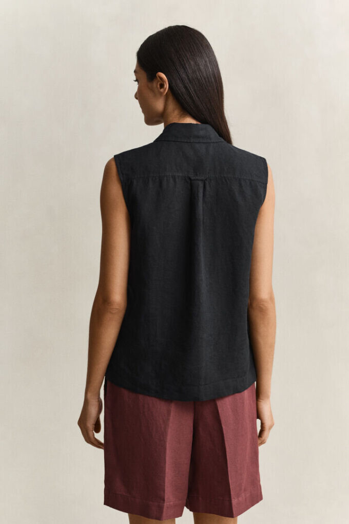 Sleeveless Linen Shirt Sleeveless Linen Shirt