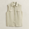 Sleeveless Linen Shirt Sleeveless Linen Shirt