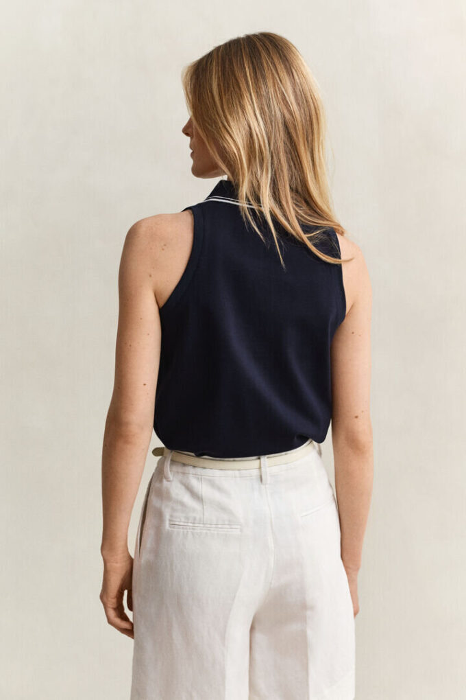 Sleeveless Piqua Polo Shirt Sleeveless Piqua Polo Shirt