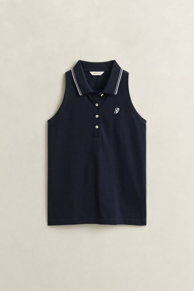 Sleeveless Piqua Polo Shirt Sleeveless Piqua Polo Shirt