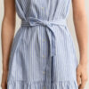 Sleeveless Striped Cotton Dress Sleeveless Striped Cotton Dress