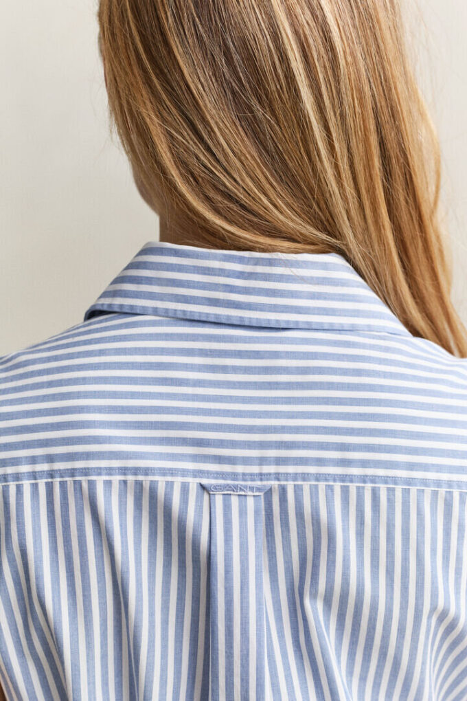 Sleeveless Striped Cotton Dress Sleeveless Striped Cotton Dress