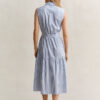 Sleeveless Striped Cotton Dress Sleeveless Striped Cotton Dress