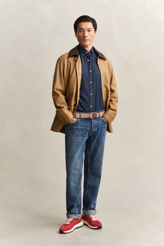 Slim Fit Indigo Shirt Slim Fit Indigo Shirt