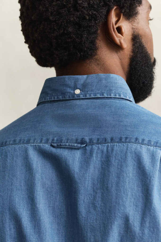 Slim Fit Indigo Shirt Slim Fit Indigo Shirt