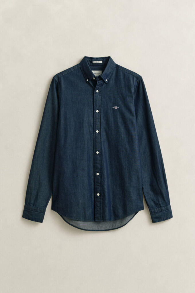 Slim Fit Indigo Shirt Slim Fit Indigo Shirt