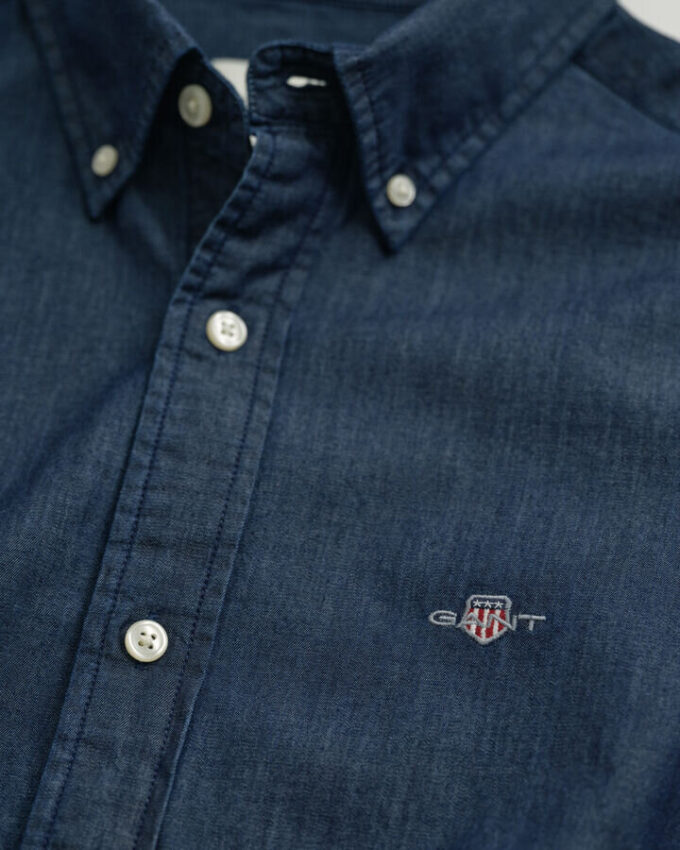 Slim Fit Indigo Shirt Slim Fit Indigo Shirt