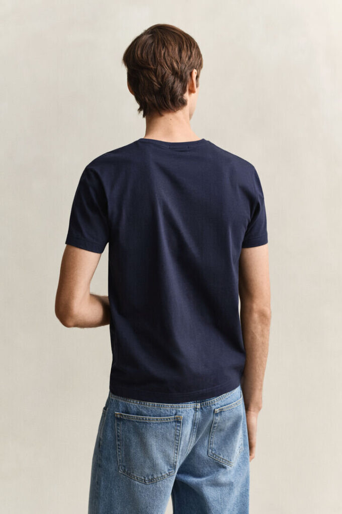 Slim Fit Shield V-Neck T-Shirt Slim Fit Shield V-Neck T-Shirt