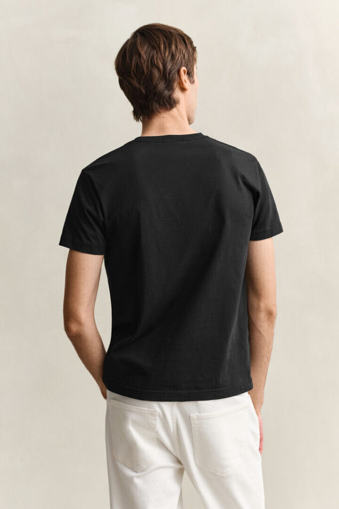 Slim Fit Shield V-Neck T-Shirt Slim Fit Shield V-Neck T-Shirt
