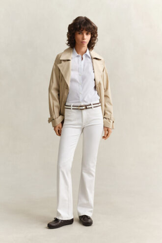 Slim Fit Striped Poplin Shirt
