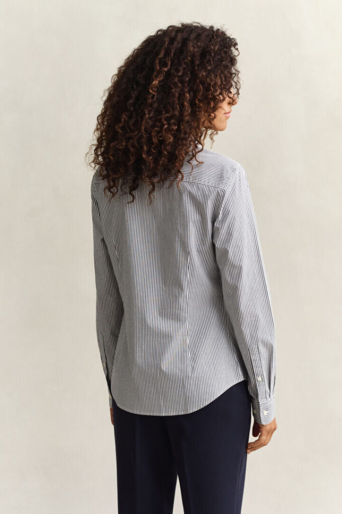 Slim Fit Striped Poplin Shirt Slim Fit Striped Poplin Shirt