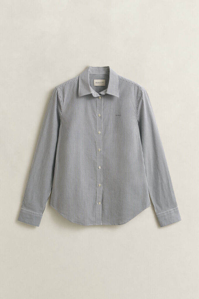Slim Fit Striped Poplin Shirt Slim Fit Striped Poplin Shirt
