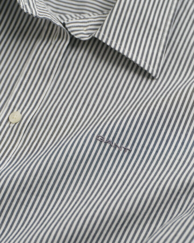 Slim Fit Striped Poplin Shirt Slim Fit Striped Poplin Shirt