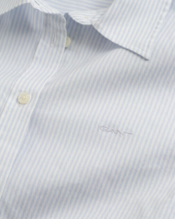 Slim Fit Striped Poplin Shirt Slim Fit Striped Poplin Shirt