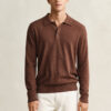 Slub Cotton Blend Polo Sweater Slub Cotton Blend Polo Sweater