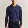 Slub Cotton Blend Polo Sweater Slub Cotton Blend Polo Sweater