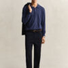 Slub Cotton Blend Polo Sweater Slub Cotton Blend Polo Sweater