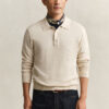 Slub Cotton Blend Polo Sweater Slub Cotton Blend Polo Sweater
