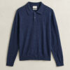 Slub Cotton Blend Polo Sweater Slub Cotton Blend Polo Sweater
