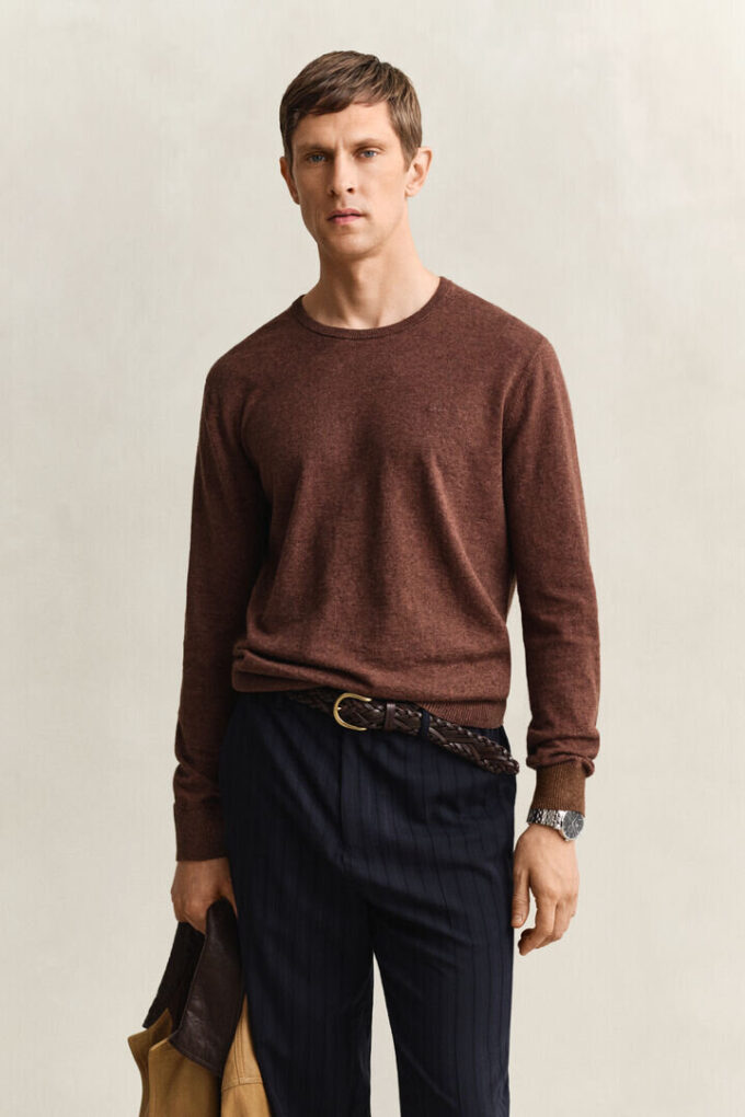 Slub Cotton Blend Sweater Slub Cotton Blend Sweater