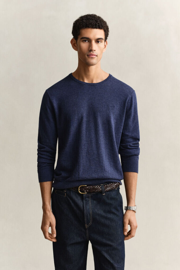 Slub Cotton Blend Sweater Slub Cotton Blend Sweater