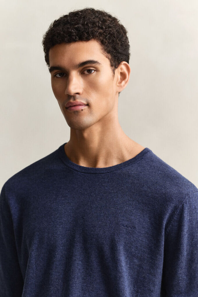Slub Cotton Blend Sweater Slub Cotton Blend Sweater