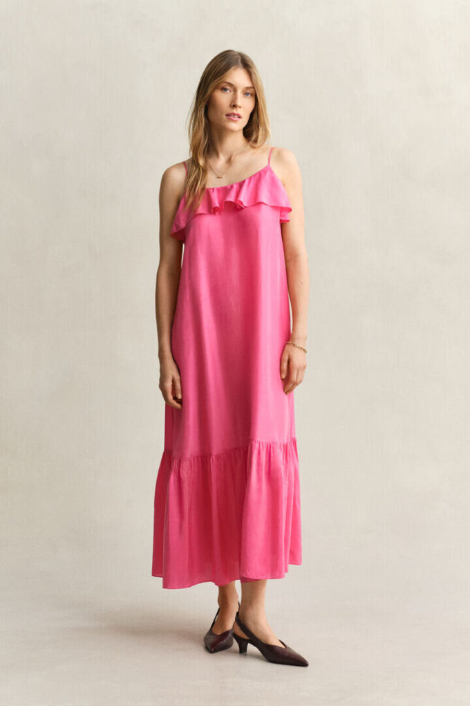 Strappy Silk Midi Dress Strappy Silk Midi Dress
