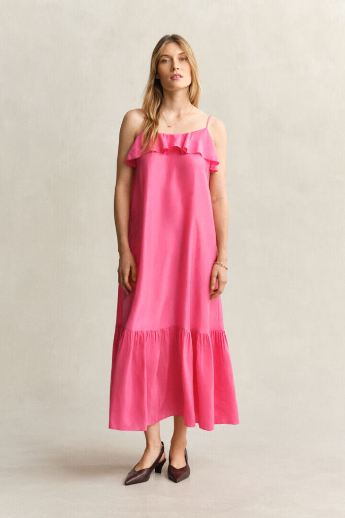 Strappy Silk Midi Dress Strappy Silk Midi Dress