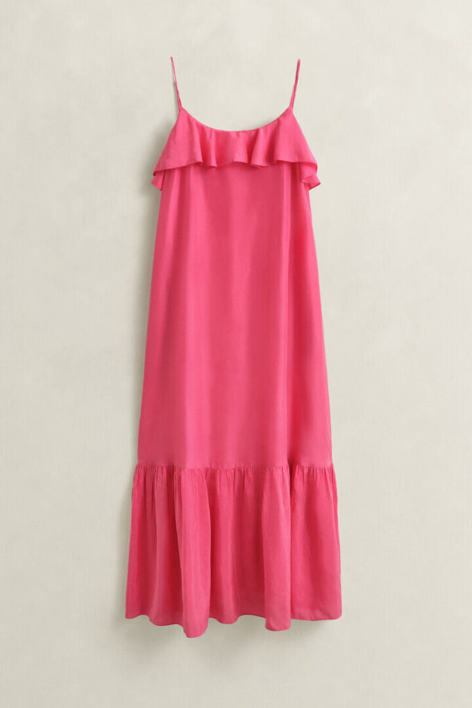 Strappy Silk Midi Dress Strappy Silk Midi Dress