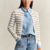 Striped Cable Knit Cardigan Striped Cable Knit Cardigan