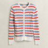 Striped Cable Knit Cardigan Striped Cable Knit Cardigan