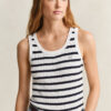 Striped Cable Knit Tank Top Striped Cable Knit Tank Top