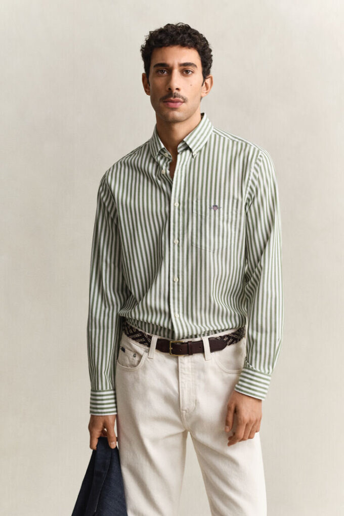 Striped Classic Poplin Shirt Striped Classic Poplin Shirt