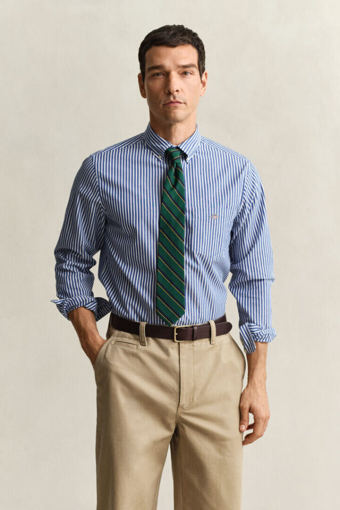 Striped Classic Poplin Shirt Striped Classic Poplin Shirt