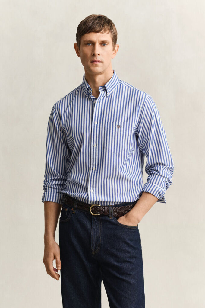 Striped Classic Poplin Shirt Striped Classic Poplin Shirt