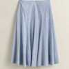 Striped Cotton Midi Skirt Striped Cotton Midi Skirt
