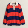 Striped Cotton Rugger Striped Cotton Rugger