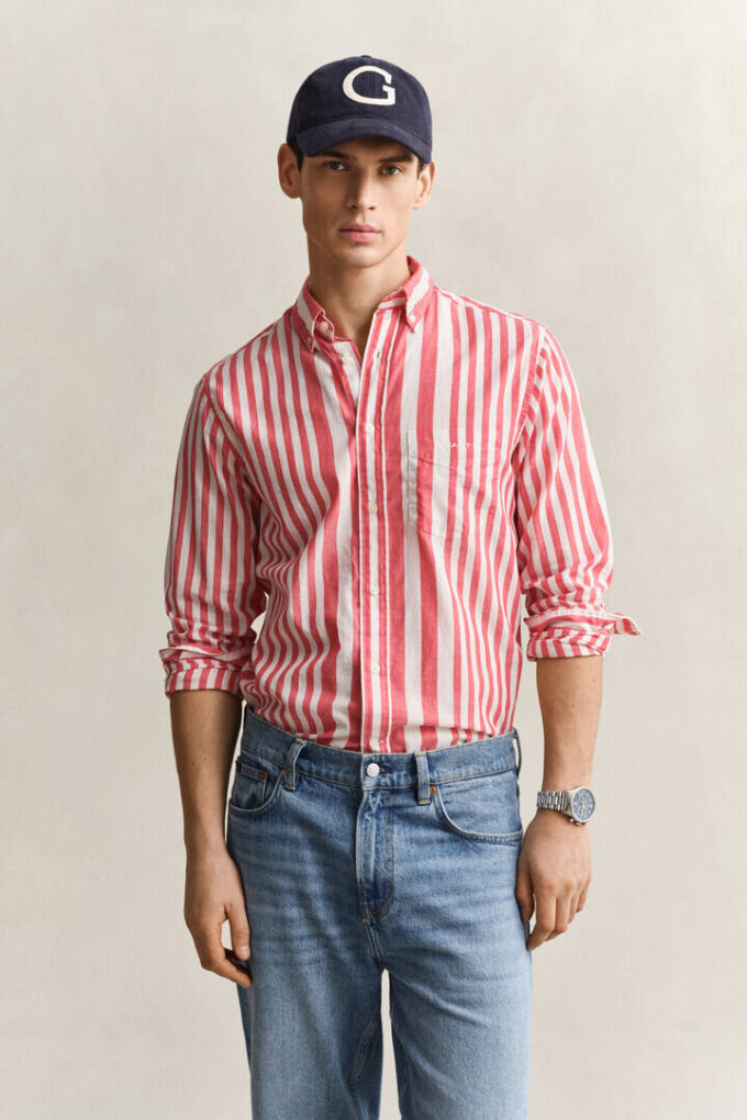 Striped Cotton Voile Shirt Striped Cotton Voile Shirt