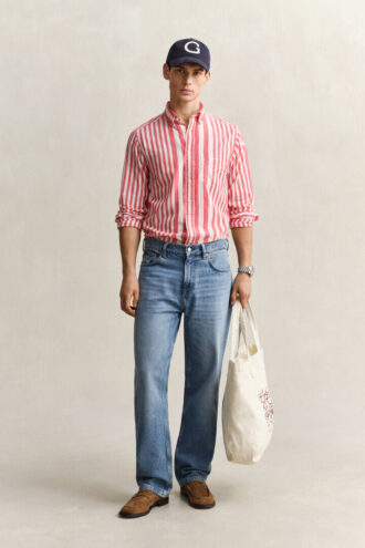 Striped Cotton Voile Shirt Striped Cotton Voile Shirt