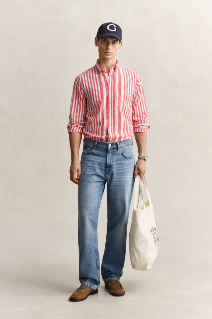 Striped Cotton Voile Shirt Striped Cotton Voile Shirt