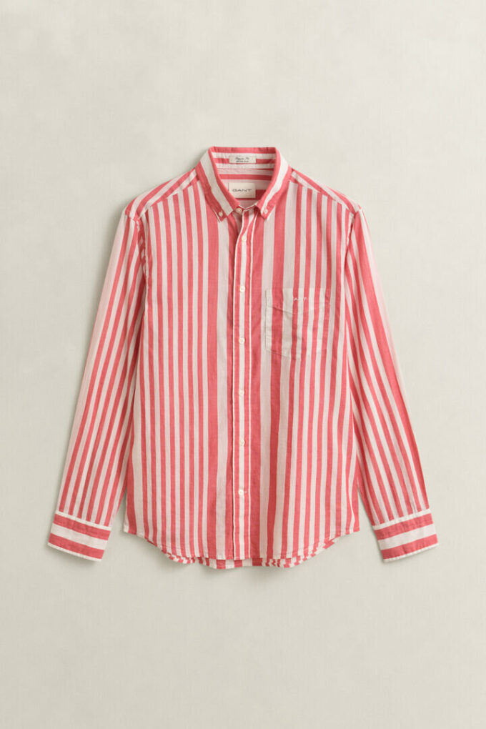 Striped Cotton Voile Shirt Striped Cotton Voile Shirt