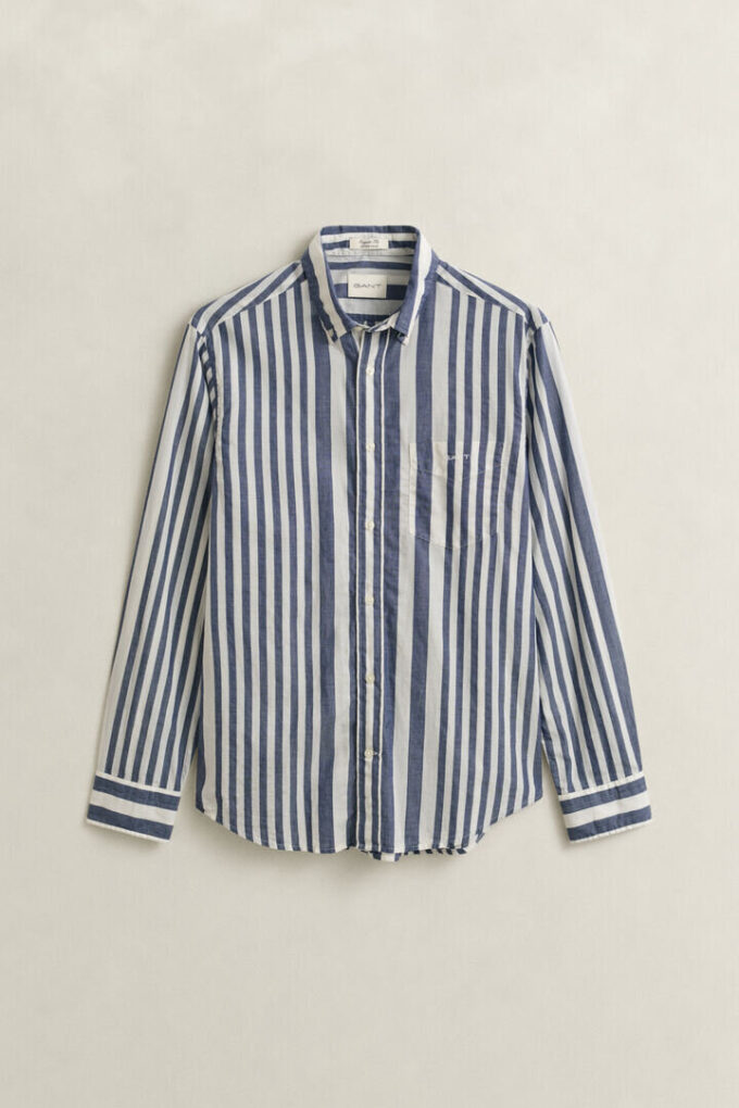 Striped Cotton Voile Shirt Striped Cotton Voile Shirt