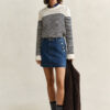 Striped Crew Neck Sweater Striped Crew Neck Sweater