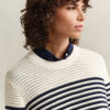 Striped Crew Neck Sweater Striped Crew Neck Sweater