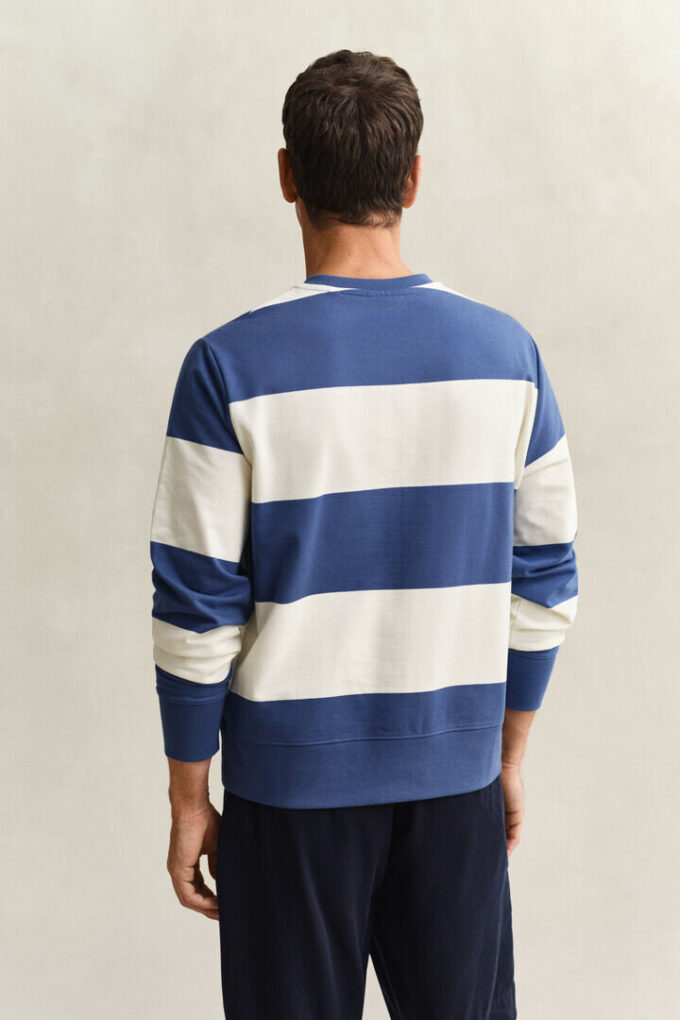 Striped Crew Neck Sweatshirt Striped Crew Neck Sweatshirt