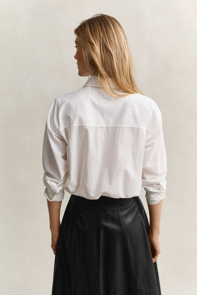 Striped Embroidered Shirt Striped Embroidered Shirt