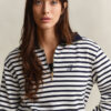 Striped Half-Zip Sweatshirt Striped Half-Zip Sweatshirt