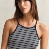 Striped Halterneck Tank Top Striped Halterneck Tank Top