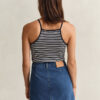 Striped Halterneck Tank Top Striped Halterneck Tank Top